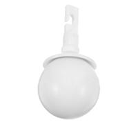 SKISUNO Hook Type Rolling Cane Tip with Jumbo Ball for Mobility Cane Plastic Replacement Grip for Blind Individuals Rotating Head for Indoor and Outdoor Use White