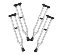 SKISUNO Inflatable Walking Stick Prank Toy Cane Set for Boys and Girls Halloween Old Man Costume Silver Pvc Blow up Crutches Prop 4pcs Inflatable Cane Accessories for Party and Stage Use