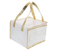 SKISUNO Insulated Food Bag for Food Transport Reusable Thermal Tote for Picnics Grocery Shopping and Catering Convenient Cooler Carrier Easy Closure System Trim Double Design