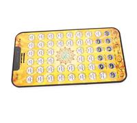 SKISUNO Interactive Arabic Learning Tablet for Early Education Language Plaything with Audio Easy to Hold Educational Device for Boys and Fun Language Development Tool