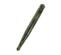 SKISUNO Jade Massage Stick Round Edges and Pointed Side, Traditional Acupressure Pen for Foot and Fingers, Pains After A Long Walk, Protecting Fingers from Injury