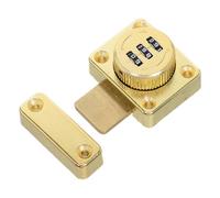 SKISUNO Keyless Mechanical Combination Cabinet Lock Slide Latch for Wardrobes Closets Installation Anti-Theft Password Door Lock for Furniture Security