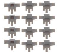 SKISUNO Kitchen Cabinet Door Hinge Stopper 50pcs Plastic Angle Limiter Clips for American Furniture Easy Installation