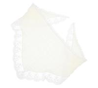 SKISUNO Lace Triangle Hair Scarf for Women and Soft Floral Bandana Headband Multi Way Wear Head Scarf Accessory Elegant Comfortable Lightweight Fabric