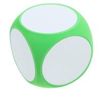 SKISUNO Large Blank Dry Erase Dice for DIY Games 1 Piece EVA Foam Dice for Educational Activities Crafts