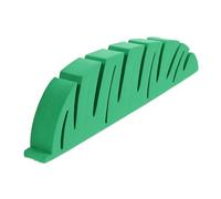 SKISUNO Leaf Shaped Makeup Brush Stand Compact Drying Rack Holder for Makeup Brushes and Toothbrushes Sturdy Space Saving Storage Organizer for Bathroom and Bedroom Easy Installation and