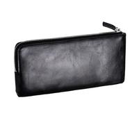 SKISUNO Long Men Wallet Leather Zippered Clutch with Practical Features and Large Capacity for Travel and Business Scenarios