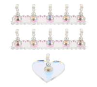SKISUNO Magnetic Manicure Stand Set with Acrylic Rectangle and Heart Bases for Nail Art Practice, Easy Handling and Stable Base, for Salon and Teaching Use, DIY Nail Art Stand