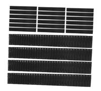 SKISUNO Makeup Brush Covers 200pcs Black Stretchable Plastic Mesh Protective Net for Travel Cosmetic Brush Protector Set