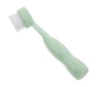 SKISUNO Manual Facial Cleansing Brush for Women with Soft Plastic Bristles and Ergonomic Handle, Gently Cleanses Skin for Daily Skincare and Travel Use, Facial Scrub Brush for Deep Face