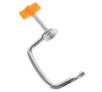 SKISUNO Manual Pasta Machine Clamp Silver Iron Alloy and Pp Secure Clamp with User-Friendly Operation for Fresh Pasta Maker Accessories