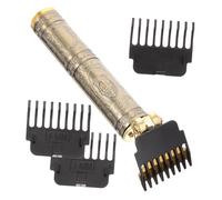 SKISUNO Men's Hair Trimmer Clipper Portable Compact Cordless Electric Grooming Tool with Teeth for Quick Cutting Detail Shaving Mustache and Sideburns Suitable for Novice Use