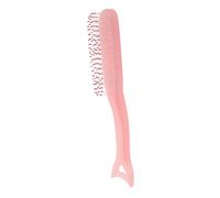 SKISUNO Mermaid Tail Scalp Massage Comb Detangler Hairbrush with Guasha Function Ergonomic Non Slip Handle Static Reducing Nylon Teeth for Curly Wavy Straight Hair Wet Dry Styling