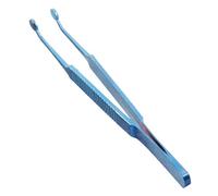 SKISUNO Metal Eyelid Tweezer for Women Meibomian Gland Expressor Beauty Tool Precise Blockage Relief Forceps for Eyelid Massage and Eye Health Maintenance