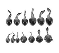 SKISUNO Miniature Tadpole Figurines 13 Pcs Tiny Animal Models for Moss Garden Diy Bonsai Ornaments Indoor Outdoor Pond Patio Aquarium Decoration