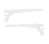 SKISUNO Mounted Track System Bracket Shelving Support for Kitchen Closet Utility Organization Pole Shelf Brackets for Optimized Storage and Reliable Shelf Stability