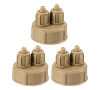SKISUNO Multi-function CO2 Reactor 3Pcs Wear-resistant ABS Caps Easy Setup for DIY CO2 Aquarium Plants