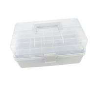 SKISUNO Multi Layer Portable Medicine Box Plastic Storage Case for Family Travel Outdoor Camping Lightweight Medical Storage Organizer