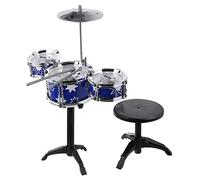 SKISUNO Musical Jazz Drum Set Kit for Musical Drum Gift Educational Early Learning Instrument for Sound and Hand Eye Coordination Development