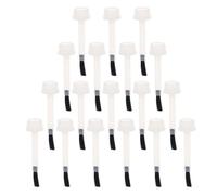 SKISUNO Nail Polish Replacement Brushes with Soft Bristles Mini Nylon 20pcs for Nail Art and DIY Fine Detail and Line Drawing