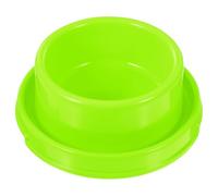 SKISUNO Pet Feeding Bowl Anti-ant Design Plastic for Puppies and Cats Green Circular with Smooth Surface to Increase Appetite, Practical and Convenient for Indoor and Outdoor Use
