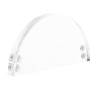 SKISUNO Physical Optics Magnetic Semicircular Prism Lens Acrylic Convex Educational Tool for Science Experiments Teaching Laboratories and Research Stability