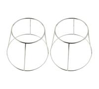 SKISUNO Pizza Stand Practical Reusable 2pcs Household Double-layer Stainless Steel with Shape and Simple Structure Design Seafood Plate Rack for Dinner Occasion and Kitchen Use