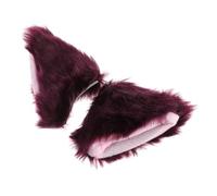 SKISUNO Plush Cat Ear Hair Clip Women Ears Halloween Bobby Pin Cosplay Accessory Random Color