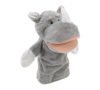 SKISUNO Plush Rhino Hand Puppet Interactive Animal Storytelling for Design Enhances Parent Bonding for Imaginative Play and Communication Skills Development