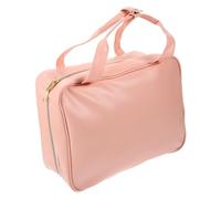 SKISUNO Portable Toiletry Bag Multiple Compartments for Travel Essentials Hanging Makeup Organizer for Compact and Stylish Color