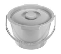 SKISUNO Portable Urinal Toilet Bucket with Lid and Handle, Large Plastic Chamber Pot for Elderly and Disabled, Bedside Commode Suitable for Home and Bedroom Use