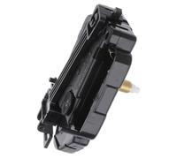 SKISUNO Radio Controlled Clock Movement with Efficient Power Consumption for Wall Pendulum Clocks in Bedrooms, Black Plastic Material