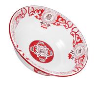 SKISUNO Red Enamelware Basin Large Capacity Kitchen Dough Mixing Bowl for Laundry and Shelling Beans with Versatile Use and High Temperature Resistance