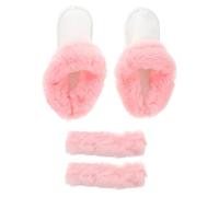 SKISUNO Removable Plush Clog Liner for Slippers and Snow Boots, Washable Warm Shoe Liner with Comfort Features, Thick Furry Inner Socks for Indoor Use