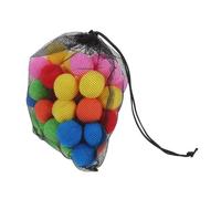SKISUNO Reusable Cotton Ball Water for Lightweight Outdoor Pool and Beach Balls in Colors with Black Mesh Bag for Summer Backyard Water Fights and Parties
