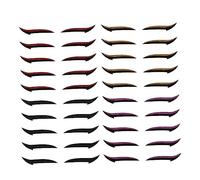 SKISUNO Reusable Self-adhesive Eyeliner and Eyeshadow Stickers 20 Pairs Natural Color Mix Eyelid Strips for Hooded Eyes Eye Makeup Tools Suitable for Daily and Party Use Random Color