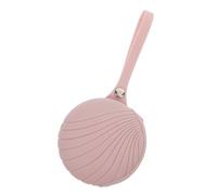 SKISUNO Reusable Silicone Storage Pouch with Clip Design, Pink Organizer Bag for Pacifiers and Teething Toys, Suitable to Attach on Backpack or Diaper Bag