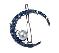 SKISUNO Rhinestone Pearl Hair Clamp Clip Smooth Surface Hair Styling Accessory Suitable for Wedding and Party Women