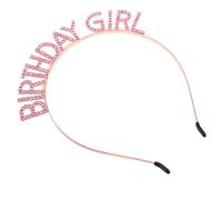 SKISUNO Rhinestone Princess Crown Headband for Girls Birthday Tiara Hair Accessories Cute Party Headwear for Baby Girls and Women