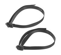 SKISUNO Rowing Machine Adjustable Foot Straps 2Pcs Nylon Replacement Pedal Belts with Plastic Buckle for Gym Accessories and Leg Workout