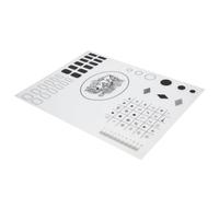 SKISUNO Silicone Acrylic Nail Practice Mat for Application Practice, Black Soft Training Tool Teaching Multiple Skills, for Nail Art Lovers and Girlfriends
