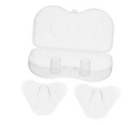 SKISUNO Silicone Breast Shields for Nursing Comfort Soft Triangular Breast Covers Breastfeeding Shields for Newborn Storage Case