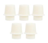 SKISUNO Silicone Erlenmeyer Flask Stoppers 5Pcs Conical Test Tube Sealers for Laboratory Use 27-31Mm Diameter 200Ml Capacity