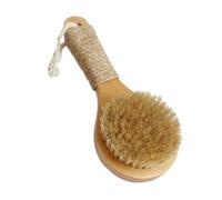 SKISUNO Slip Shower Brush for Body Cleansing Made of Handle Exfoliating Bristles for Bathroom Scrubbing and Daily Bath Routine Random Color