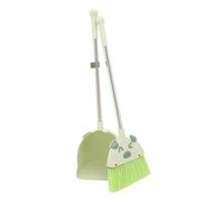 SKISUNO Small Broom and Dustpan Set for Kindergarten and Home Pet Materials Safe and Cute Cleaning Kit to Cultivate Responsibility and Hands Skills for Boys