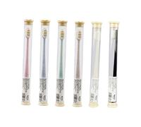 SKISUNO Soft Bristle Adult Toothbrush 6-Pack Gentle Wave Brush for Gum Care Travel-Friendly Oral Cleaning Tool for Adults and Pregnant Women
