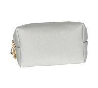 SKISUNO Square Makeup Bag Large Capacity Wash Bag Portable Storage Pouch Cross-Pattern Design for Daily Use and Travel Purposes