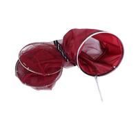 SKISUNO Stainless Steel Double Ring Fish Keeper Basket with Mesh Coated Design with Buoys Adjustable Positioning for Pole Fishing and Live Bait Storage
