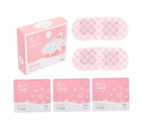 SKISUNO Steam Warm Eye Masks 5pcs Set Disposable Hot Compress Eye Care Pads Pink Rose Scent for Fatigue Relief and Dark Circle Reduction Travel Sleep Mask for Relaxation