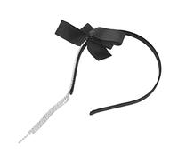 SKISUNO Stunning Tassel Headband Rhinestones Bow Hairband for Women Ideal for Wedding Party Special Occasions